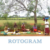 Rotogram 02 - Kvinnor säljer grönsaker vid vägen